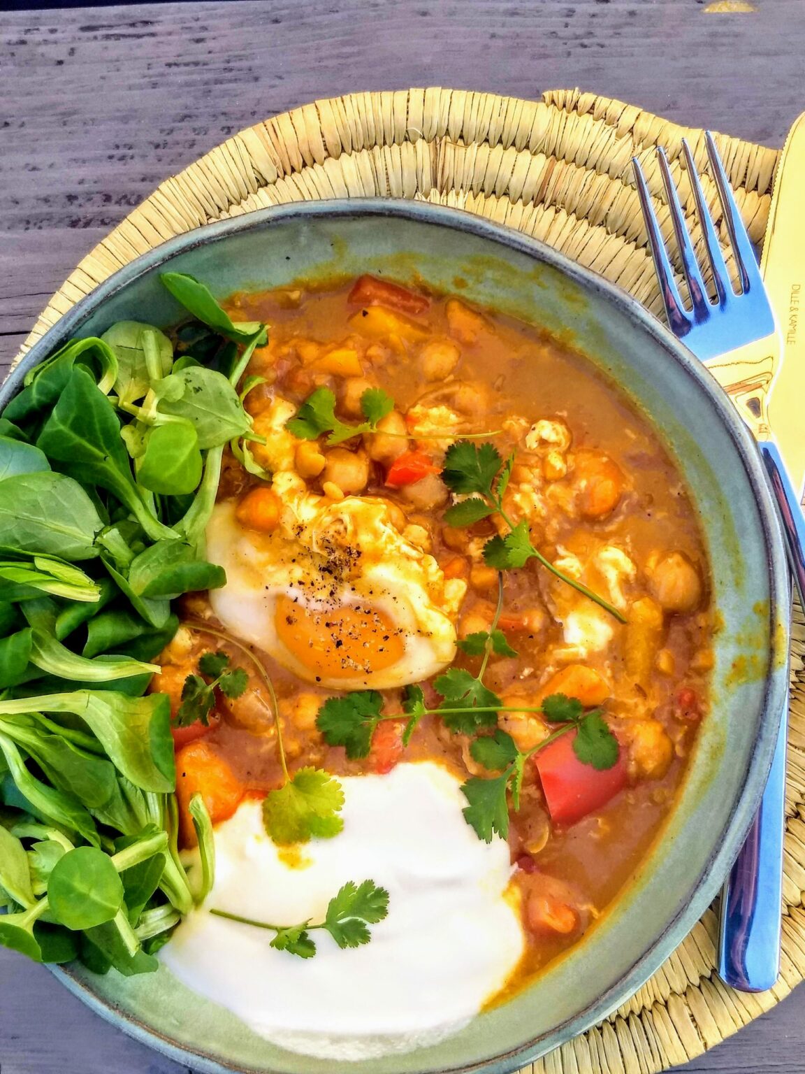 Vegetarische curry met kikkererwten - jessifiedhealth.be